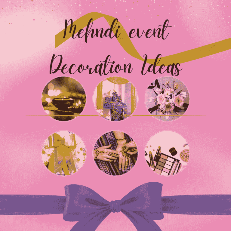 Mehndi event Decoration Ideas